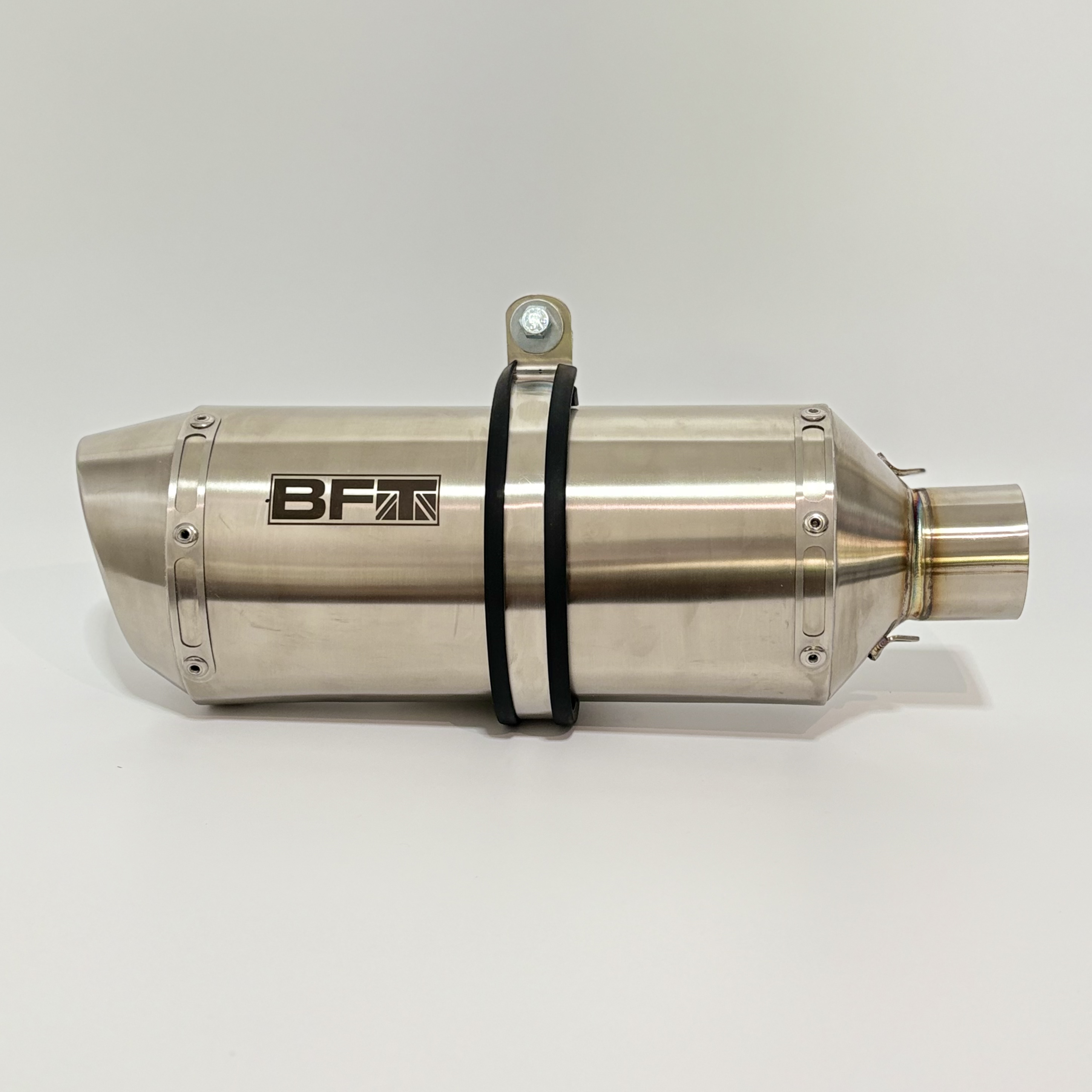 Stainless 2” muffler with removable baffle (Type 2)