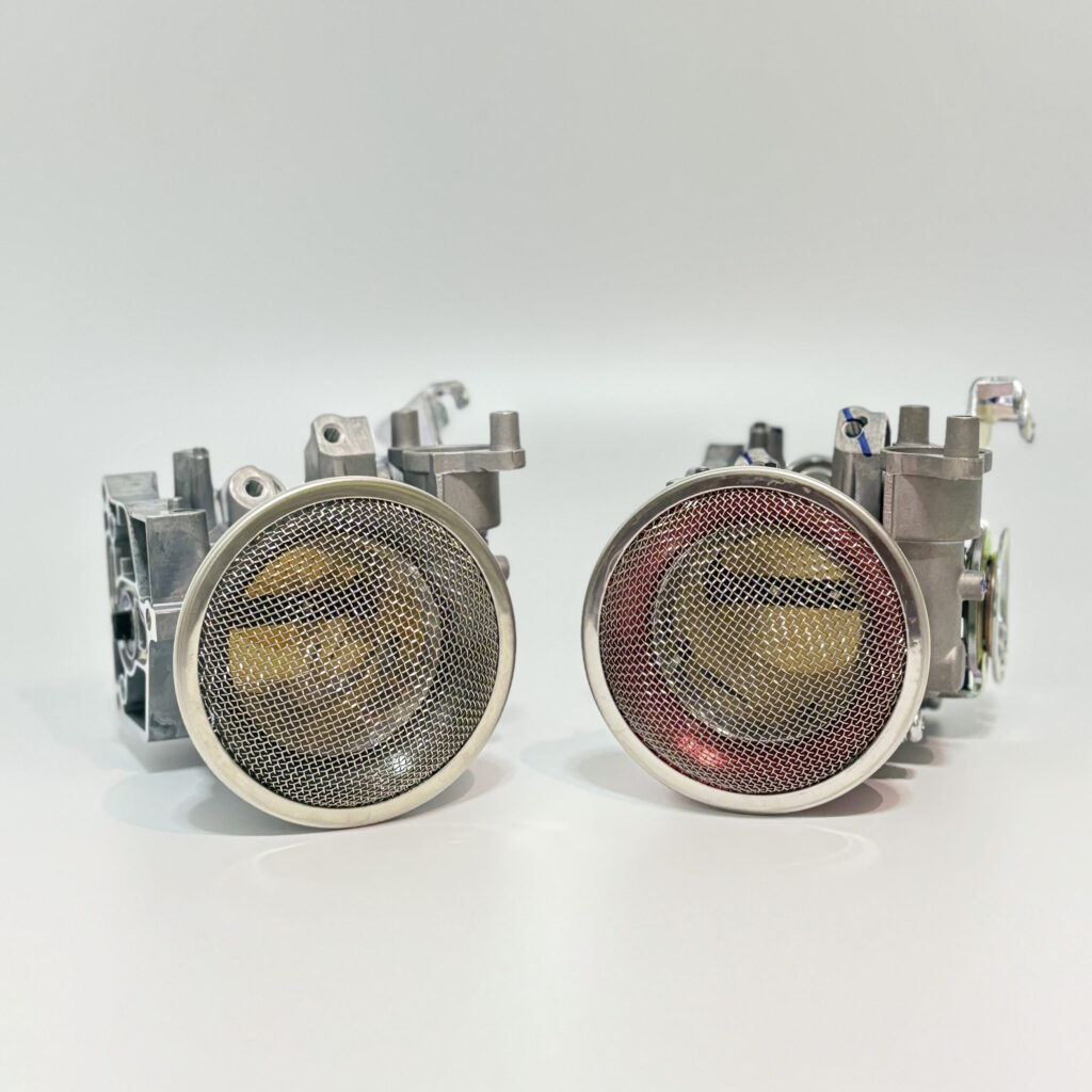 41 and 45mm Throttle bodies with gauze air funnel
