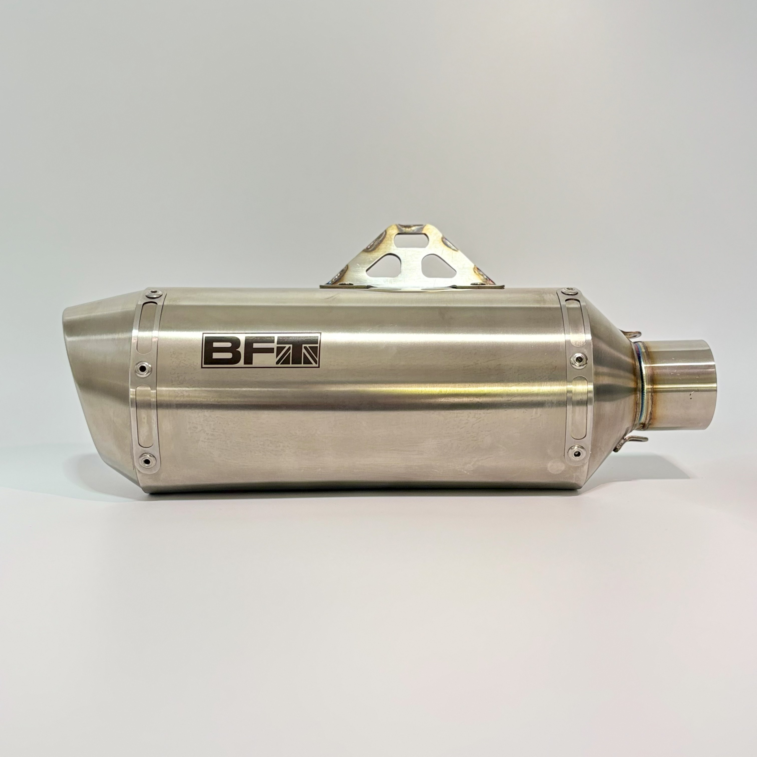 Stainless 2” muffler with removable baffle (Type 1)