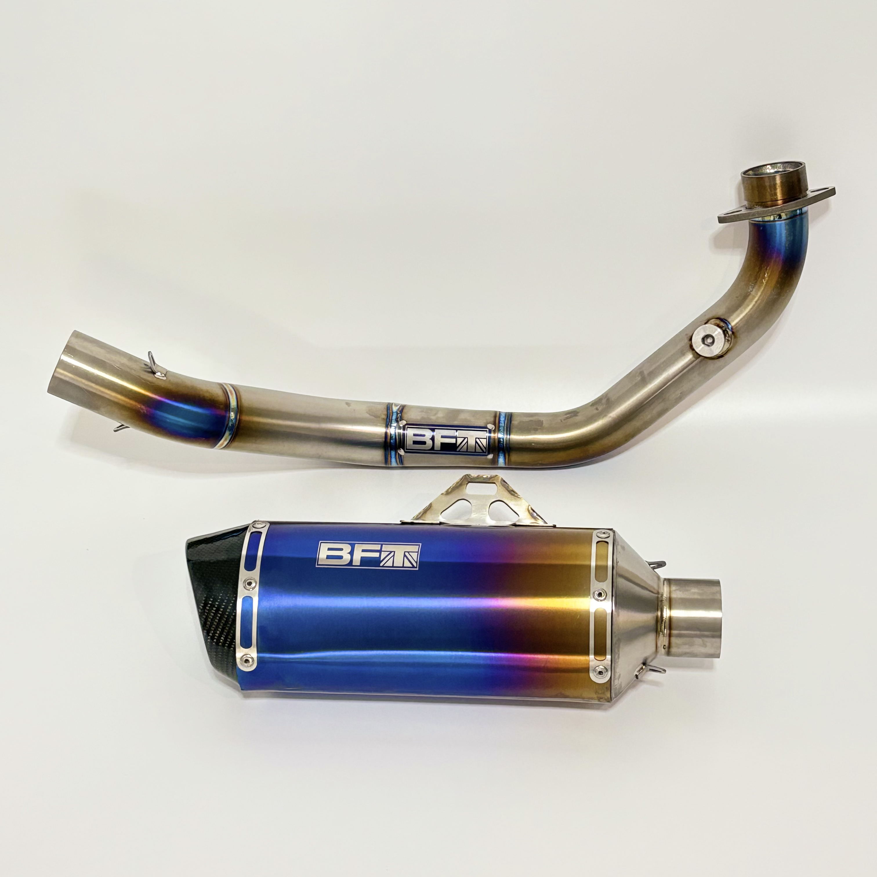 Titanium swap full low system with removable baffle