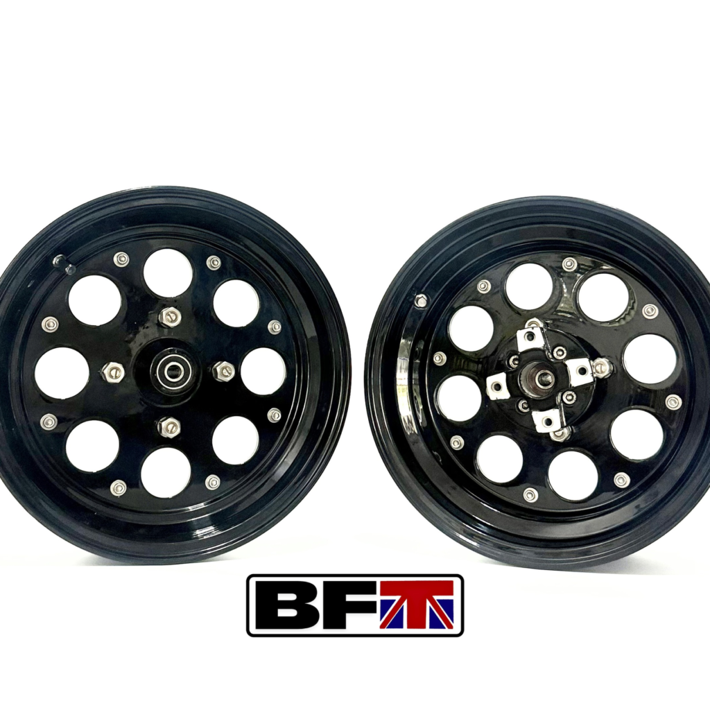 Billet Wheels 4”x12”front , 6” x12” rear fatties.(Pre-Order)